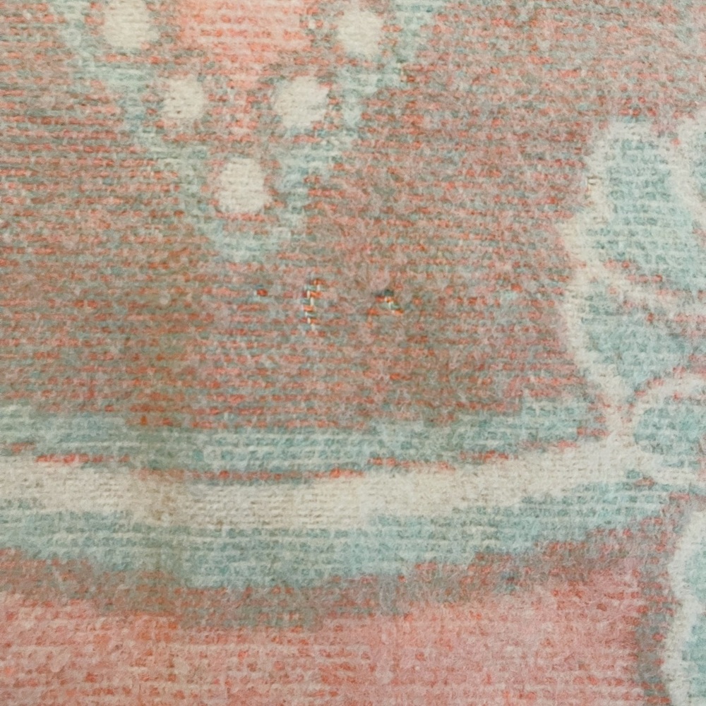 Vintage Wool Orr Health Felt & Blanket Company Holland Tulip Floral Throw - Picture 8 of 11